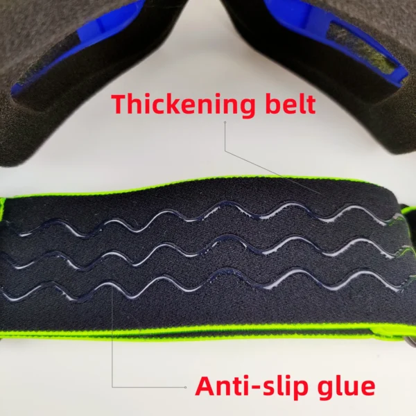 Motocross Μάσκα Off-road Motorcycle Helmet Glasses MX ATV MTB C5 Μπλέ - Image 2